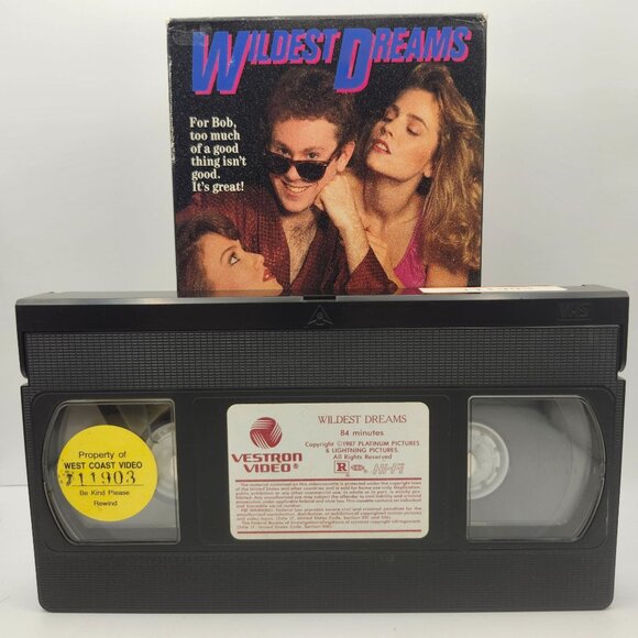 Wildest Dreams 1987 VHS Chuck Vincent Heidi Paine James Davies Vestron Video - Picture 2 of 4